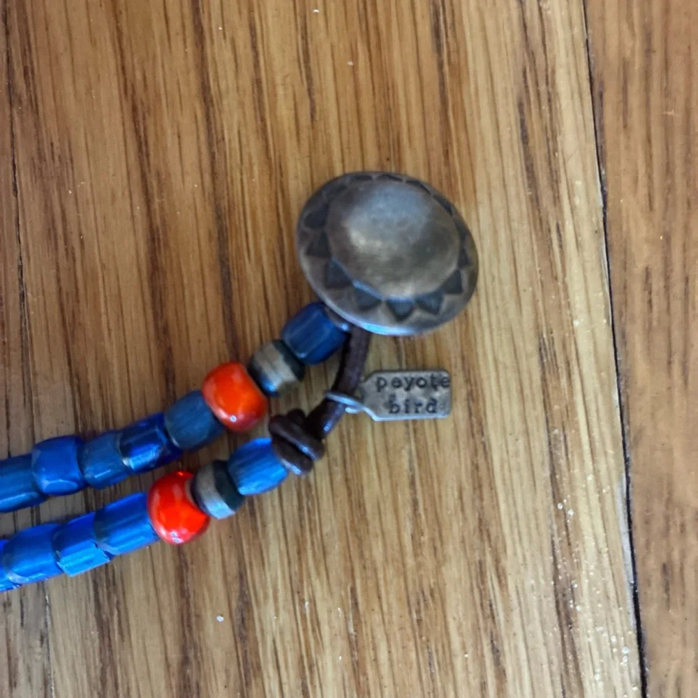 Peyote Bird lapis necklace with 925 silver - Picture 5 of 5